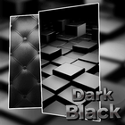 Темно-черный иконка