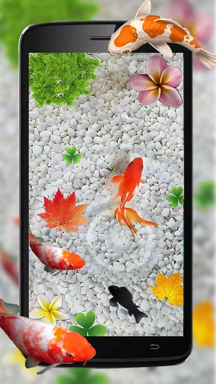 gold fish animated wallpaper