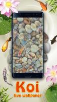 Koi pond 3D live wallpaper Affiche