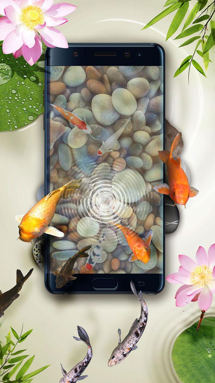 Koi pond 3D live wallpaper APK pour Android Télécharger