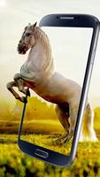 Running Horse HD Wallpaper Affiche