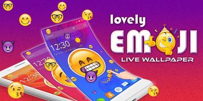 Lovely Emoji Live wallpaper Ekran Görüntüsü 3