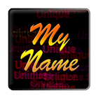 my name live wallpaper icon