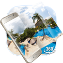 Tema 3D Pulau VR Panoramic Summer Island APK