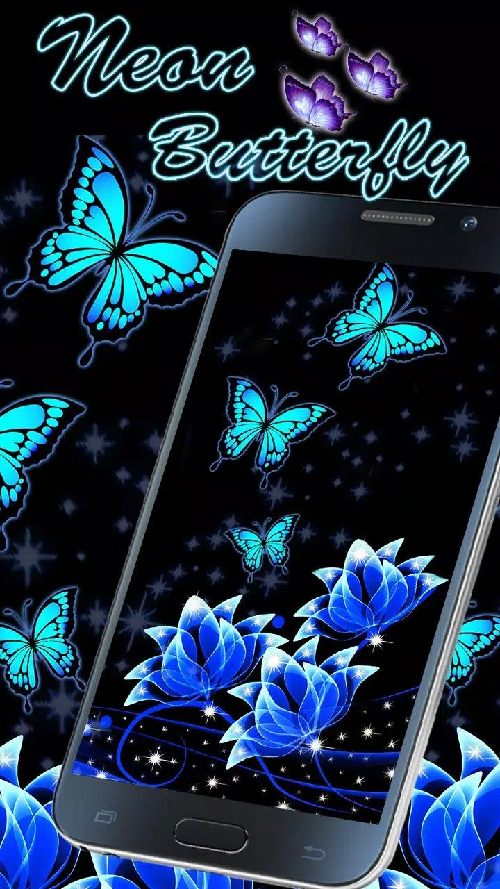 Neon Butterfly Live Wallpapers APK for Android Download