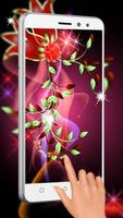 Poster Neon Flowers Live Wallpaper