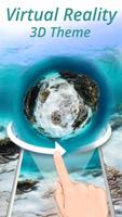 Underwater world 3D Theme&wallpaper (VR Panoramic) capture d'écran 1