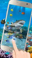 2 Schermata Tema 3D Ocean Shark (effetto shake&get)