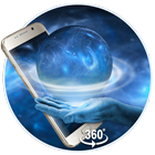 ikon Space Galaxy 3D live wallpaper (VR Panoramic)