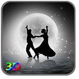 Moon Couple Dance Live WallPaper icône