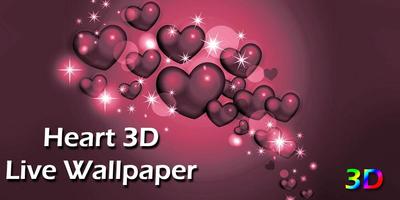 Heart 3D Live WallPaper постер