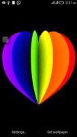 برنامه‌نما Heart 3D Live WallPaper عکس از صفحه