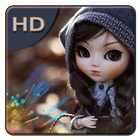 Sweet Dolls Live Wallpaper HD icono