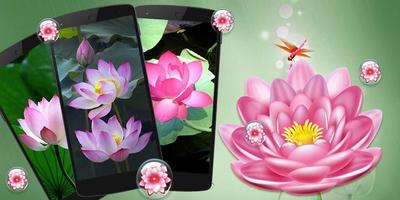 Pink Lotus Theme capture d'écran 3