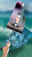 Water Drop Droplet Wallpaper Affiche