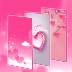 ピンクの愛のハート アプリダウンロード