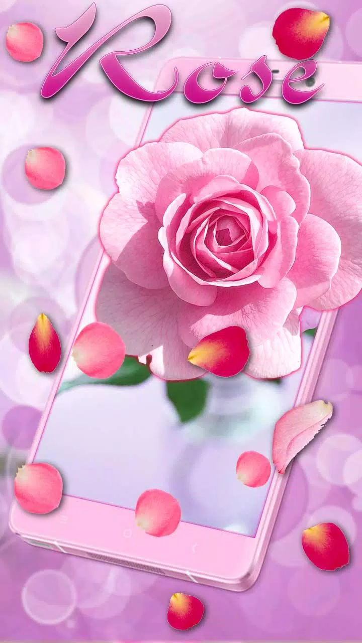 Tải xuống APK Pink rose petal background HD cho Android