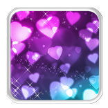 Pink Shiny Heart LiveWallpaper