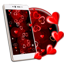 Red Love Heart Live Wallpaper APK