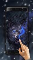 야생의 늑대 라이브 배경 화면 스크린샷 2