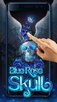 Blue Rose Skull Live Wallpaper screenshot 2