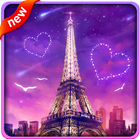 Romantique, tour Eiffel, HD icône
