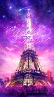 Romantique, tour Eiffel, HD Affiche