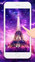 Romantique, tour Eiffel, HD capture d'écran 2