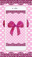 Pink bow Live Wallpaper Affiche