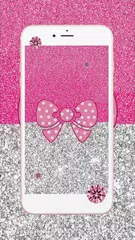 Pink bow Live Wallpaper APK download
