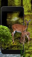 White Deer 3D Live wallpaper capture d'écran 2
