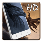 ikon HD Fire Dragon Live Wallpaper