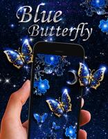 Blue Butterfly Live Wallpaper poster