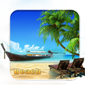 APK sunny beach 2D android Live wallpaper