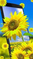 Sunny Sunflower 2D Android Live wallpaper 海报
