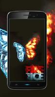 Fire and Ice Lava Live Wallpaper Affiche