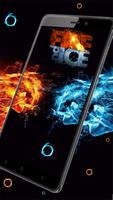 Fire and Ice Lava Live Wallpaper تصوير الشاشة 1