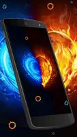 Fire and Ice Lava Live Wallpaper скриншот 2