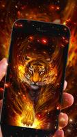 Nyala api Harimau Wallpaper Hidup screenshot 1