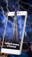 Lighting Storm Live wallpaper poster