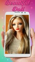 Fluorescent Pink Cute Doll Live wallpaper (FREE) پوسٹر