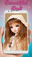 Fluorescent Pink Cute Doll Live wallpaper (FREE) imagem de tela 2