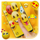 happy ecstatic emoji Live Wallpaper APK