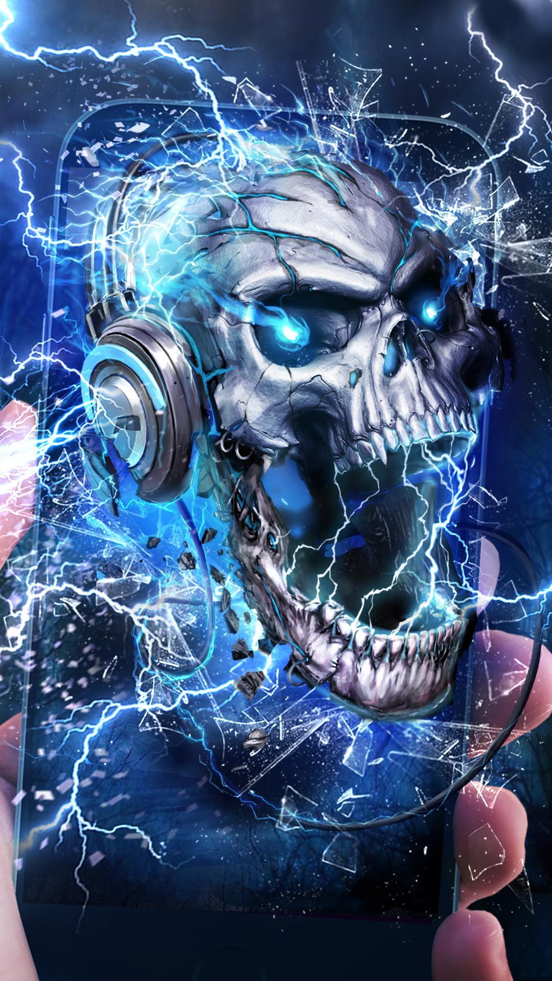 Electric Skull Live Wallpaper for Android - APK Download