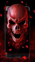Red Blood Skull Live Wallpaper screenshot 1