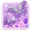 Purple Diamond Butterfly Live Wallpaper