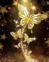 Golden Butterfly Live Wallpaper ภาพหน้าจอ 3