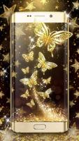 Golden Butterfly Live Wallpaper syot layar 2