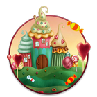 candy house theme & wallpaper иконка