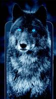 Glow wolf Live Wallpaper capture d'écran 2